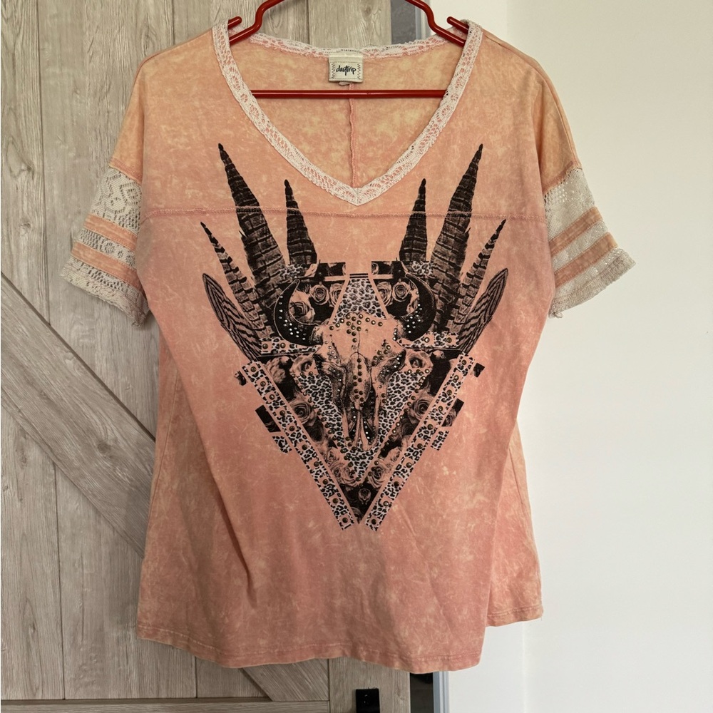 Cow skull blouse